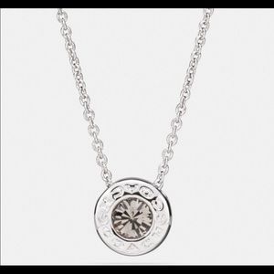 Coach- Open Circle Stone Strand Necklace